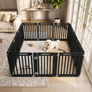 12-Panel Dog Playpen 31.5" Height Indoor Outdoor Pet Fence by LJGDeals