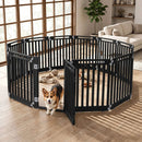 12-Panel Dog Playpen 31.5" Height Indoor Outdoor Pet Fence by LJGDeals