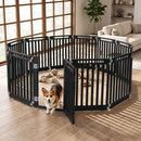 12-Panel Dog Playpen 31.5" Height Indoor Outdoor Pet Fence