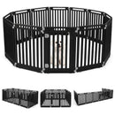 12-Panel Dog Playpen 31.5" Height Indoor Outdoor Pet Fence by LJGDeals