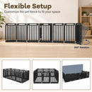 12-Panel Dog Playpen 31.5" Height Indoor Outdoor Pet Fence by LJGDeals