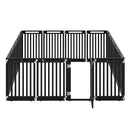 16-Panel Dog Playpen 31.5" Height Indoor Outdoor Pet Gate by LJGDeals