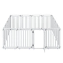 16-Panel Dog Playpen 31.5" Height Indoor Outdoor Pet Gate by LJGDeals