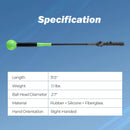 31.5 Inch Golf Swing Trainer Aid with Weighted Head for Grip Rhythm Balance by LJGDeals
