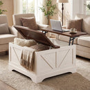 31.5 Inch Square Coffee Table with Lifting Tabletop and Hidden Compartment by LJGDeals