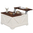 31.5 Inch Square Coffee Table with Lifting Tabletop and Hidden Compartment by LJGDeals