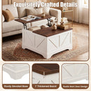 31.5 Inch Square Coffee Table with Lifting Tabletop and Hidden Compartment by LJGDeals