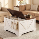 31.5 Inch Square Coffee Table with Lifting Tabletop and Hidden Compartment by LJGDeals