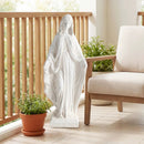 31.5 Inch Virgin Mary Statue with Aged Finish for Yard Patio by LJGDeals