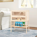 31.5 Inches Freestanding Hamster Cage Wooden Hamster Habitat Playpen-Natural by LJGDeals