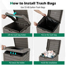 31 Gallon Large Outdoor Trash Can with Lid and Pull by LJGDeals