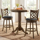26 Inch Counter Height Bar Stools Set of 2 with Rubber Wood Frame by LJGDeals
