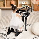 31 Keys Kids Piano Keyboard with Stool and Piano Lid by LJGDeals