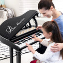 31 Keys Kids Piano Keyboard with Stool and Piano Lid by LJGDeals