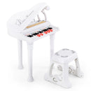 31 Keys Kids Piano Keyboard with Stool and Piano Lid by LJGDeals