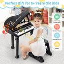 31 Keys Kids Piano Keyboard with Stool and Piano Lid