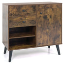 31" Sideboard Cabinet with 2 Drawers and Open Shelves by LJGDeals