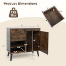31" Sideboard Cabinet with 2 Drawers and Open Shelves by LJGDeals