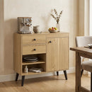 31" Sideboard Cabinet with 2 Drawers and Open Shelves by LJGDeals