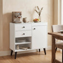 31" Sideboard Cabinet with 2 Drawers and Open Shelves by LJGDeals