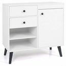 31" Sideboard Cabinet with 2 Drawers and Open Shelves by LJGDeals