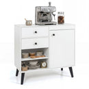 31" Sideboard Cabinet with 2 Drawers and Open Shelves by LJGDeals