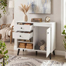 31" Sideboard Cabinet with 2 Drawers and Open Shelves by LJGDeals