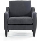 VINGLI Accent Chairs for Living Room Chairs Mid Century Modern Chair Sofa Chair Upholstered Arm Chair with Scooped Arms for Bedroom, Apartment, Office, Studio, Waiting Room, Play Room by CozyNest Decor