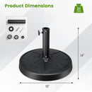 31LBS 18 Inch Round Outdoor Umbrella Base by LJGDeals