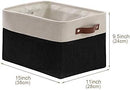DECOMOMO Storage Bins Fabric Storage Baskets for Shelves, Linen Closet Organization Toys Nursery (Mixed Neutral, Large - 3 Pack) by CozyNest Decor