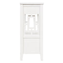 36" Farmhouse Pine Wood Console Table Entry Sofa Table with 4 Drawers & 1 Storage Shelf for Entryway Living Room Bedroom Hallway Kitchen (Antique White)