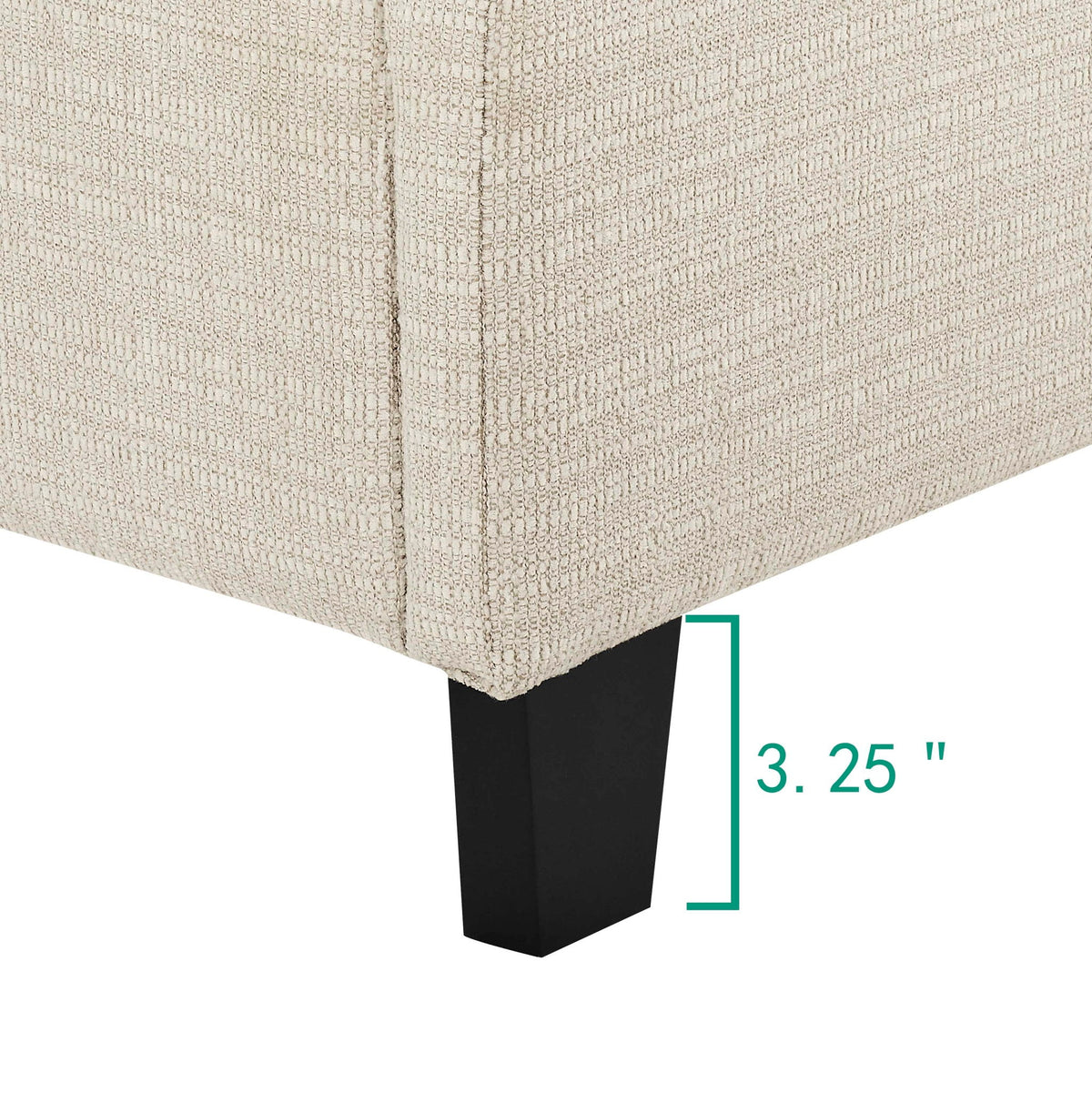 Tufted Upholstered Headboard Platform Bed, photo 5 of 29