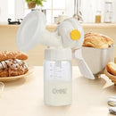 COMI Wide Neck Glass Breastmilk Collection n Storage Bottle, 6oz with Screw Ring Sealing Disk; Re-markable Sealing Disc. BPA Free, Fits Breast Pumps & Nipples (Gray Lids) by TinyTreasures Baby Boutique
