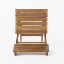 Outdoor Foldable Wood Dining Chair With Slat Design (Set of 2) by HouseOfZazla