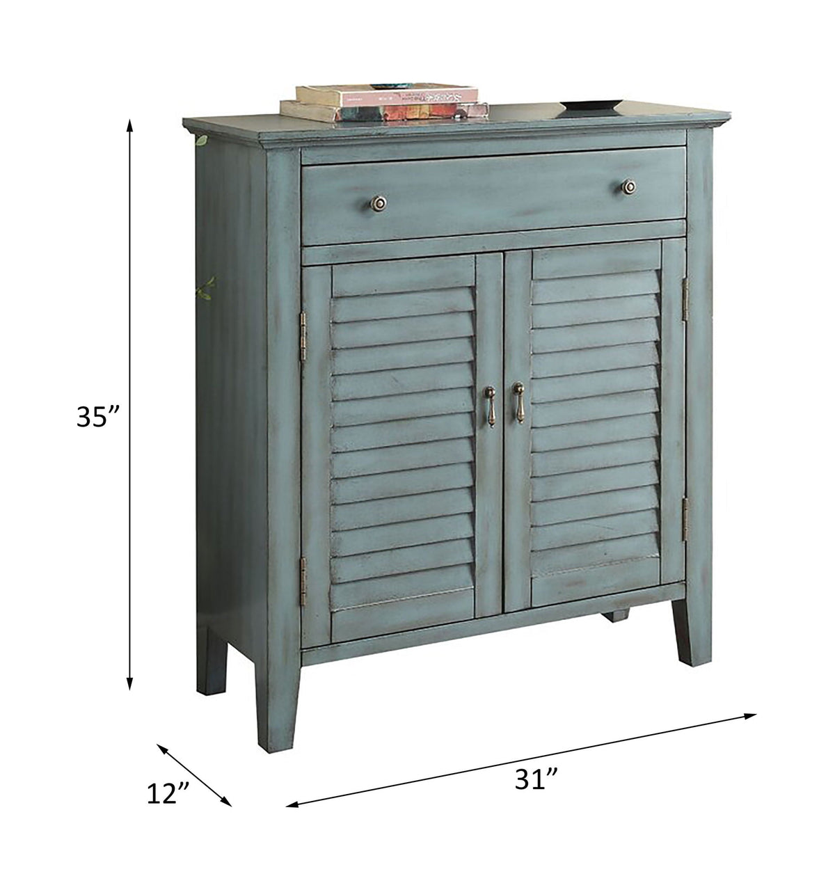 Winchell - Console Cabinet - Antique Blue, photo 2 of 2