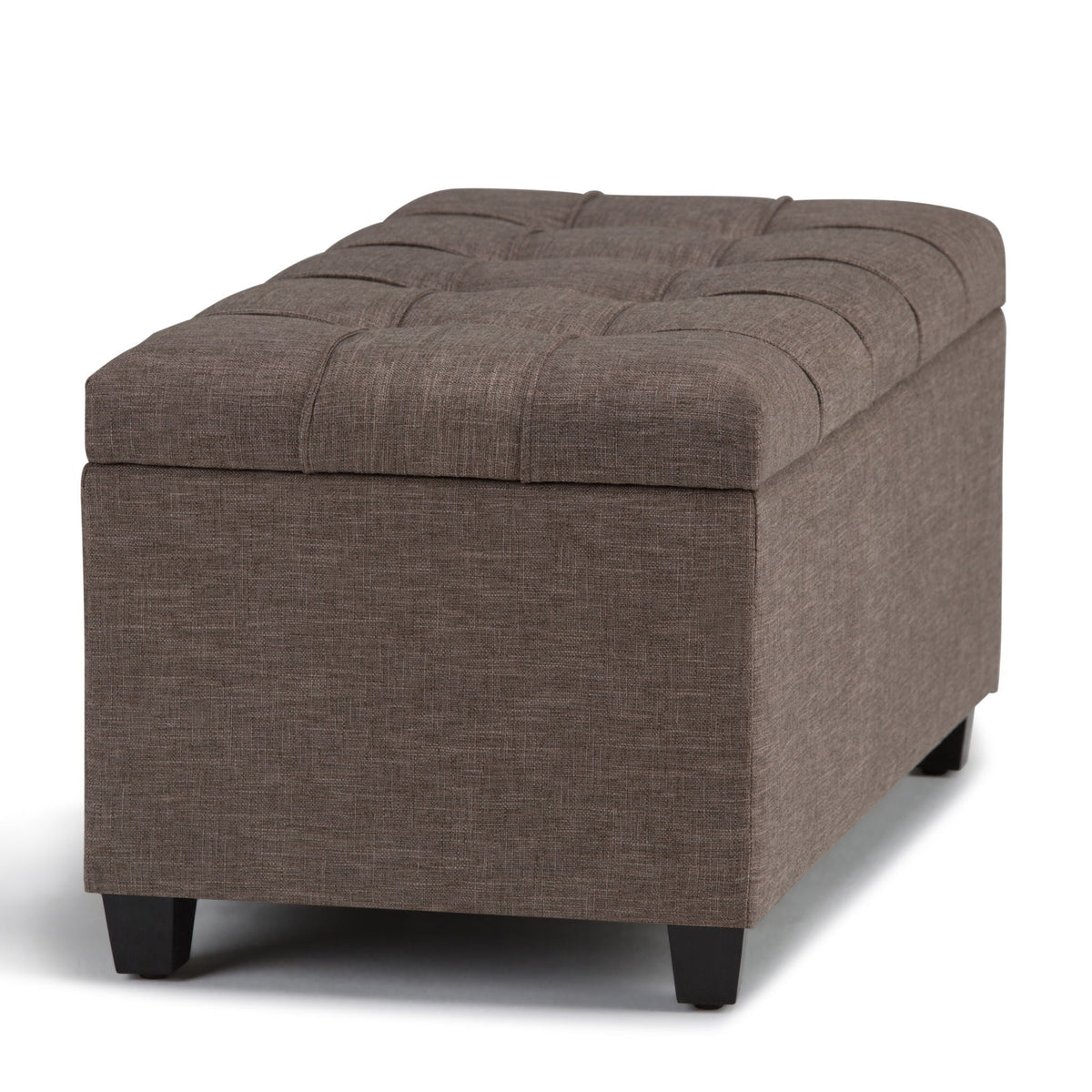 Sienna - Upholstered Storage Ottoman Bench, photo 10 of 40