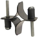 Set of 2 Audubon Torpedo Squirrel Baffles - Black Steel, 6" Diameter Each, Protect Bird Feeders on Poles by CozyNest Decor