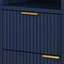 Tall Bathroom Storage Cabinet With Adjustable Shelves And 1 Drawer & Door