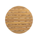 Outdoor Round Top Dining Table - Teak Bistro Table by HouseOfZazla