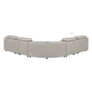 Nova - Sectional With Bluetooth Speaker, LED And Lifting Wine Cabinet by HouseOfZazla