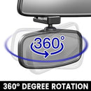 360-Degree Baby Car Mirror for Rear-Facing Seats,Kids Safety Mirrors with Tool-Free Installation,Kids Rear View Mirror BPA-Free Shatterproof & ASTM Certified (Adjustable 14"-22") (2 Pack) by TinyTreasures Baby Boutique