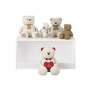 Open Toy Storage Box For Kids, Organizer Bin For Plush Toys, Books - White by Unique Piece Furniture