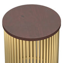 Demy - Handcrafted Metal Accent Table by Unique Piece Furniture