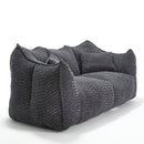 Comfortable Dual Beanbag Chair With High Resilience Foam Core For 2 People by HouseOfZazla