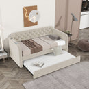 Upholstered Daybed With Trundle And USB Charging Design by Unique Piece Furniture