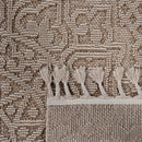 Guros - 6' X 9' Medallion Indoor / Outdoor Area Rug - Beige