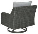 Elite Park - Swivel Lounge w/ Cushion - Gray by Unique Piece Furniture