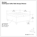 Harrison - Large Coffee Table Storage Ottoman by Unique Piece Furniture