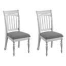 Slat Back Dining Chairs (Set of 2) - Gray by Unique Piece Furniture