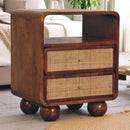 Larissa - 2 Drawer Nightstand - Brown by Unique Piece Furniture